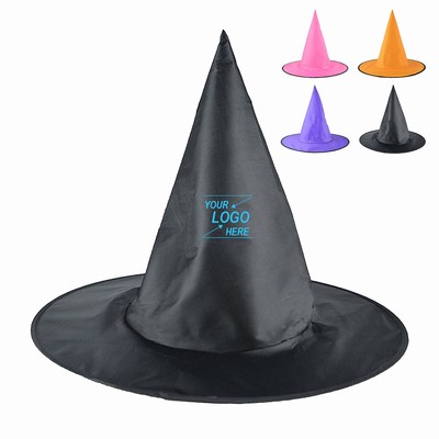 Spooky Halloween Witch Hat for Adults