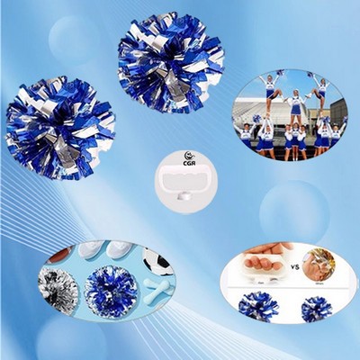 Metallic Cheerleading Cheer Pom Pom Set for Shiny and Energetic Spirit