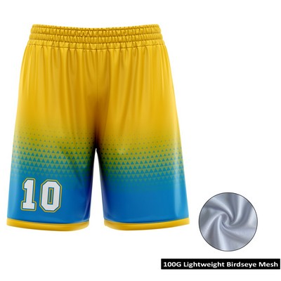 Unisex And Kids' Full Sublimation Basketball Short Length Shorts