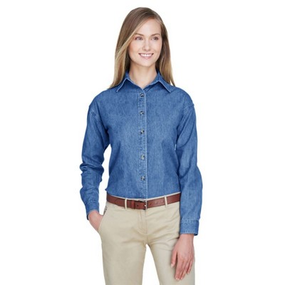 UltraClub Ladies' Cypress Denim