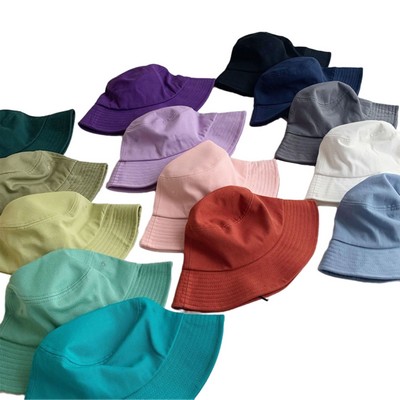 Solid Color Bucket Hat For Women