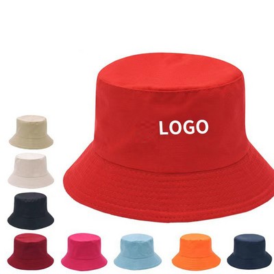 Embroidered Cotton Bucket Hat