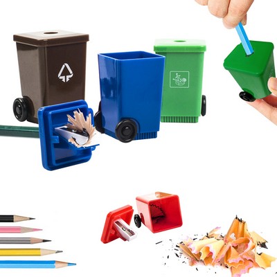 Trash Can Shaped Pencil Sharpener