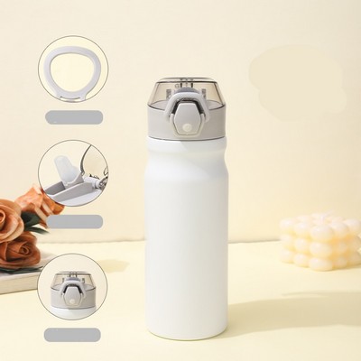 New Outdoor Sports Water Bottle Double-layer 304 Stainless Steel Insulation Cup