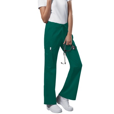 Cherokee® - Workwear Core Stretch - Mid Rise Drawstring Cargo Scrub Pants