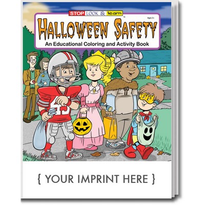 Halloween Safety Coloring Book Fun Pack