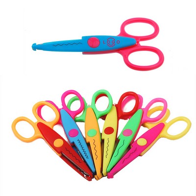 Plastic Kids Design Safety Art Scissors