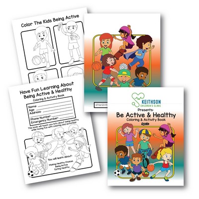 Be Active & Healthy Coloring & Activity Book