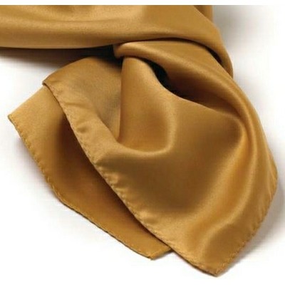 Vegas Gold Polyester Satin Scarf - 8"x45"