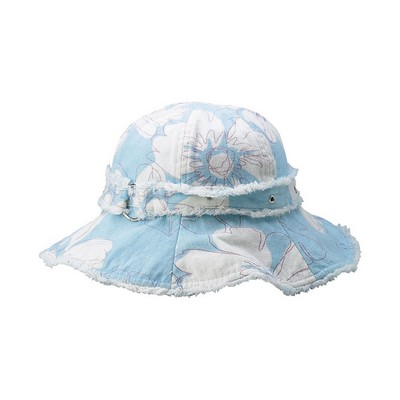 Ladies' Print Canvas Hat