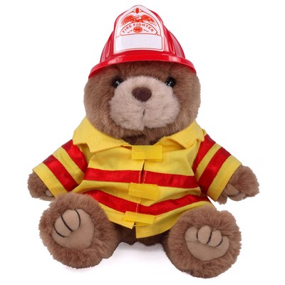 8" Fireman Bear Stuffed Animal