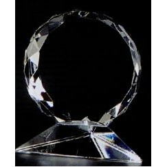 Optic Crystal Sunburst Award (3¾"x3")