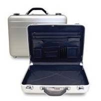 Drawn Aluminum Attaché Case (17.75"x12.75"x4.5")