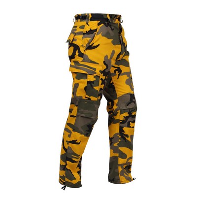 Stinger Yellow Camo Poly/ Cotton Battle Dress Uniform Pants (2XL)