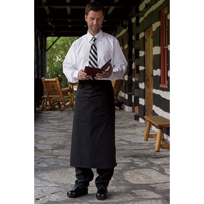 Bistro Apron w/Inset Pocket (Black)