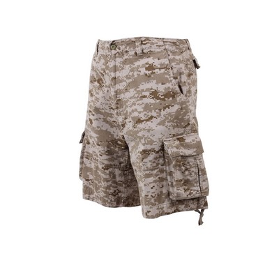 Desert Digital Camo Vintage Infantry Utility Shorts (2X-Large)