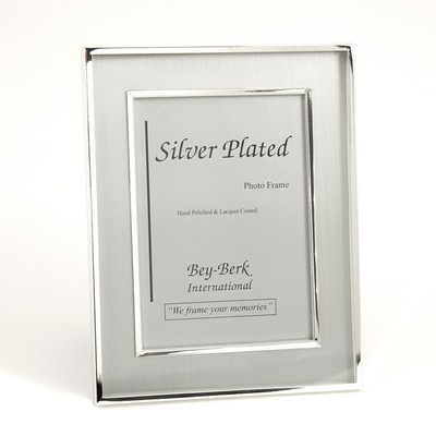 Brushed Silver Picture Frame (5"x7")