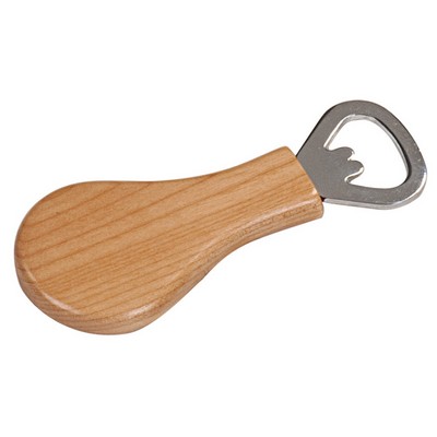 Maple Pear Shaped Bottle Opener