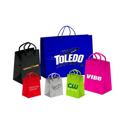 Gloss Laminated Euro Tote (9"x 3.5"x 7")