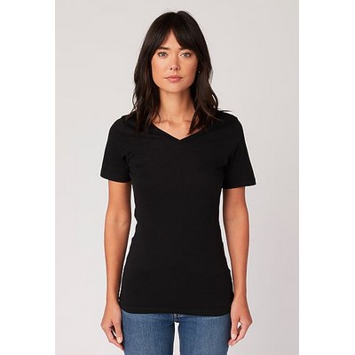 Women's Premium Short Sleeve V-Neck T-Shirt