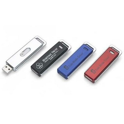 Slide USB Flash Drive w/Key Chain (128 GB)