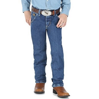 Wrangler® Boy's Heavy Stone Denim Blue Cowboy Cut® George Strait Jeans