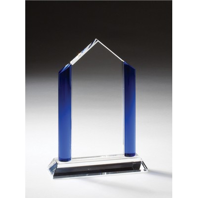 Highest Peaks Optic Crystal Award - 9'' H