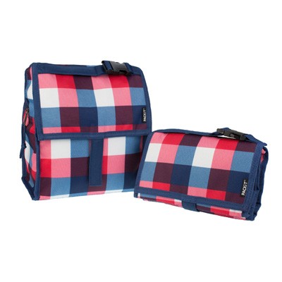 Buffalo Check Freezable Lunch Bag