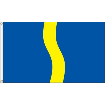 3' x 5' Horizontal Nylon Ribbon Style Flag