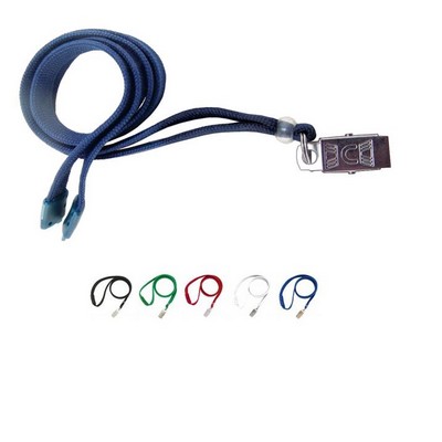 3/8" Breakaway Lanyard with Bulldog Clip (Blank Product)