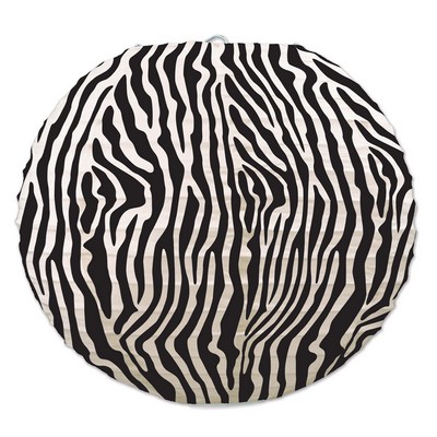 Zebra Print Paper Lanterns