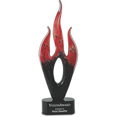 On Fire Art Glass Award