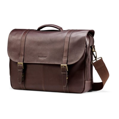 Samsonite® Columbian Leather Flapover Business Case