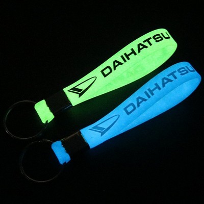 Glow in the Dark Wristband Keychain