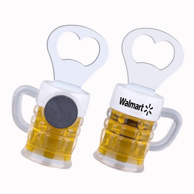 Magnetic Beer Mug Bottle Opener