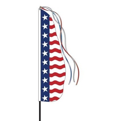 10' Feather Dancer Stars & Stripes Flag Kit