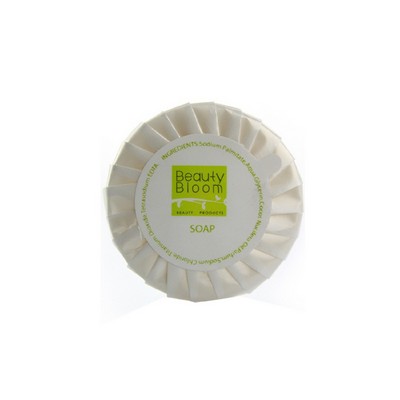 Round White Hotel Soap Bar, 15g