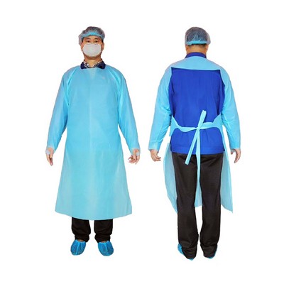 Bodysuit Safety Open Back Disposable Isolation Gown