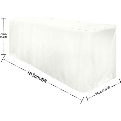 Tablecloths: 6 ft Rectangle Tablecloth Table Cover