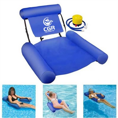 Water Pool Inflatable Lounge Chair Float for Relaxing and Floating in the Pool