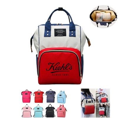 Multifunctional Large Capacity Mommy Diaper Backpack