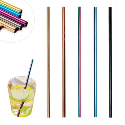 Colorful Stainless Steel Straw in Straight