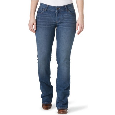 Wrangler® Women's Nadia Blue Retro® Mae Mid-Rise Bootcut Jeans