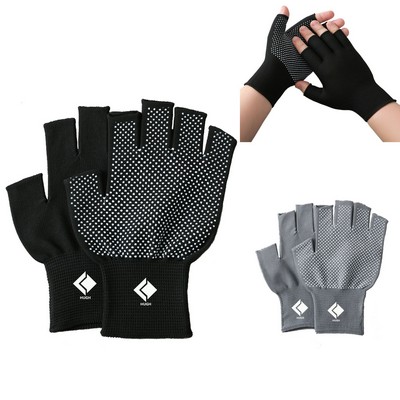 Anti Slip And Wear-Resistant Lightweight Fingerless Gloves