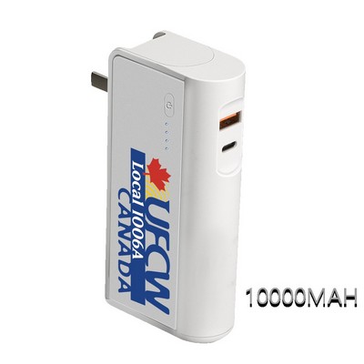 Parker 10000mAh Power Bank and Wall Charger-10000mAh