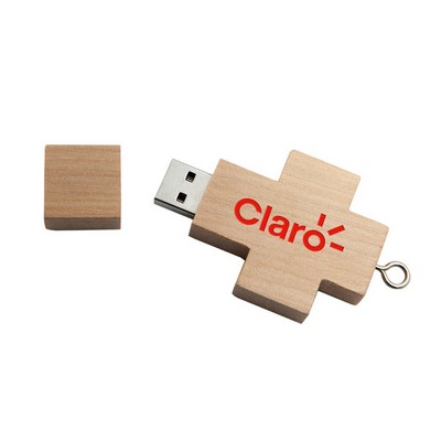 Osco Plus Wooden USB-256MB