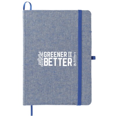 5" x 7" FSC® Mix Recycled Cotton Bound Notebook