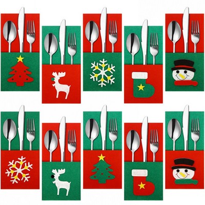 Christmas Felt Cutlery Cover