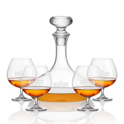 Stratford Decanter & 4 Coleford Cognac