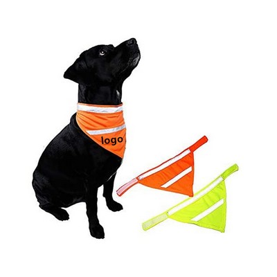 High Visibility Safety Scarf Dog Bandana